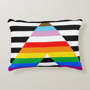 Ally Progress Pride Flag Dekokissen