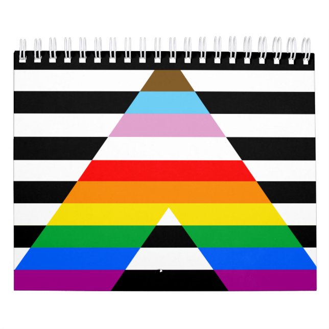 Ally Progress Pride Flag Kalender (Titelbild)