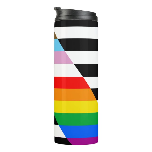 Ally Progress Pride Flag Thermosbecher (Nach rechts gedreht)