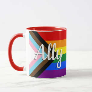 Ally Progress Prilag Flag Name Tasse