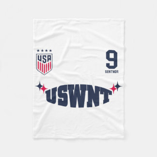Ally Sentnor 9 Weiß Uswnt Offiziell lizenziert  Fleecedecke