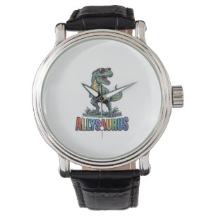 Allysaurus Vintage Dinosaur Sonnenbrille Shirt Des Armbanduhr