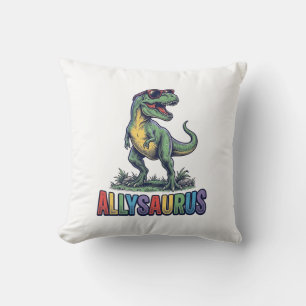Allysaurus Vintage Dinosaur Sonnenbrille Shirt Des Kissen