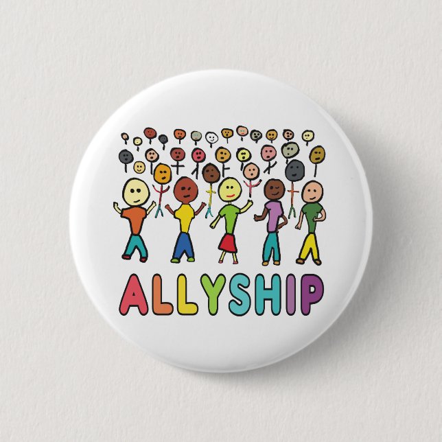 Allyship Button (Vorderseite)