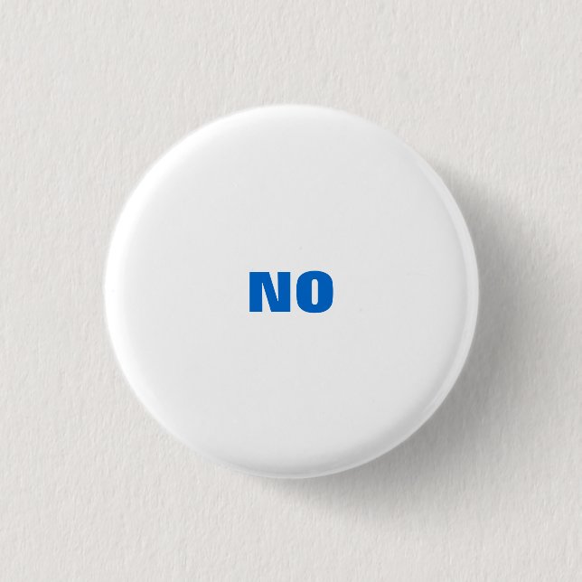 Allzweck "NEIN " Button (Vorderseite)