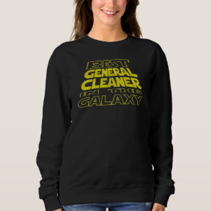 Allzweckreiniger Weltraum-Rückseite-Design Sweatshirt