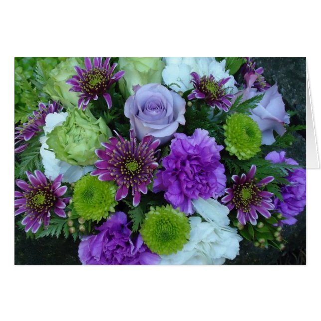 Alma Blooms Lila Bouquet (Vorderseite (Horizontal))