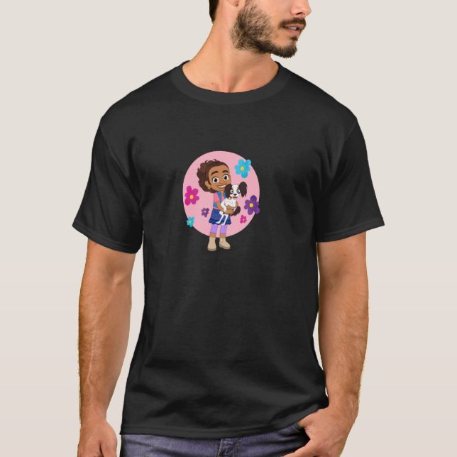 Alma & ihr Hund Chacho T-Shirt (Vorderseite)