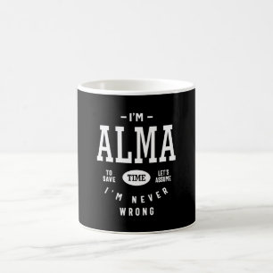 Alma Personalisiert Name Birthday Kaffeetasse