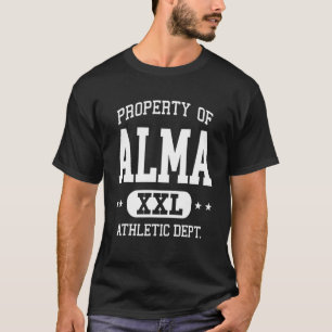 Alma Retro Athletic Property Abteilung T-Shirt