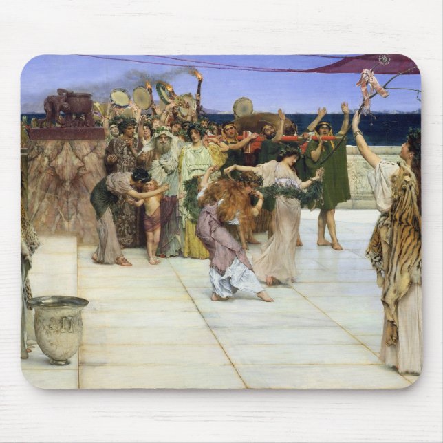 Alma-Tadema |A Widmung zum Bacchus Mousepad (Vorne)