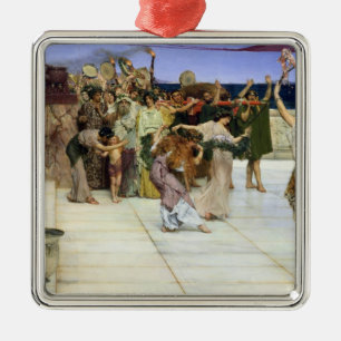 Alma-Tadema A Widmung zum Bacchus Silbernes Ornament