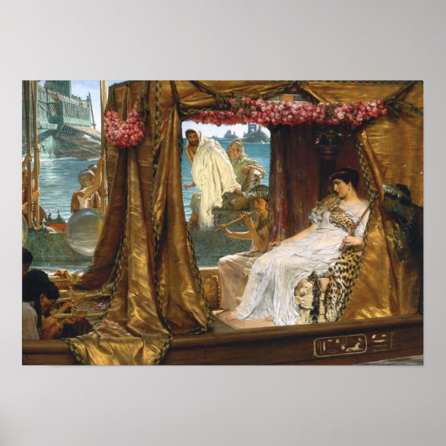 Alma-Tadema - Antony Cleopatra Poster (Vorne)