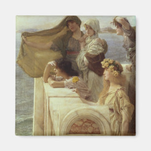 Alma-Tadema   bei Cradle der Aphrodite, 1908 Magnet
