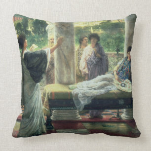 Alma-Tadema   Catullus, das seine Gedichte liest Kissen