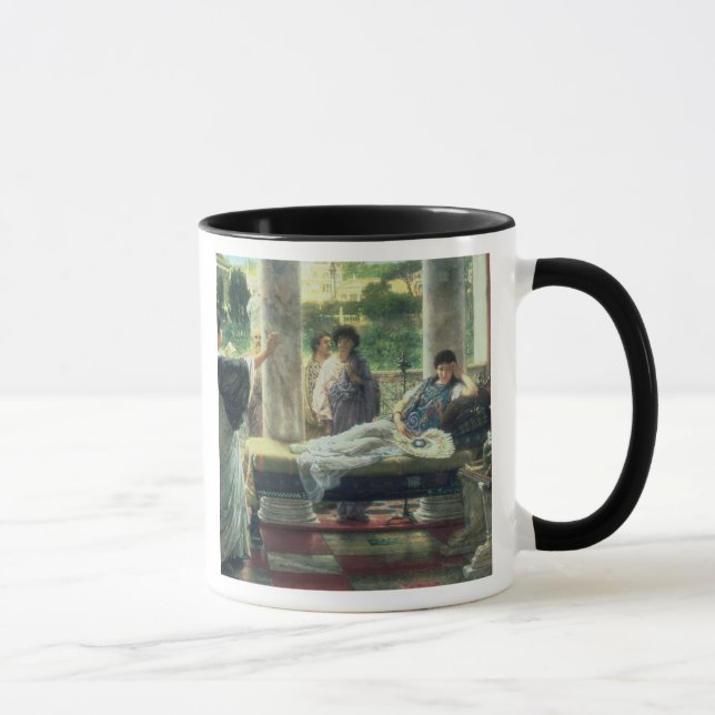 Alma-Tadema | Catullus, das seine Gedichte liest Tasse (Rechts)