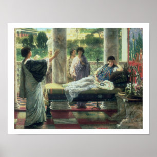 Alma-Tadema   Catullus Lesen seine Gedichte Poster