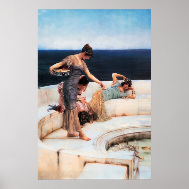 ALma-Tadema Classical Art Print Poster Home Decor  (Vorne)