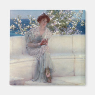 Alma-Tadema Das Jahr findet im Frühjahr statt Magnet