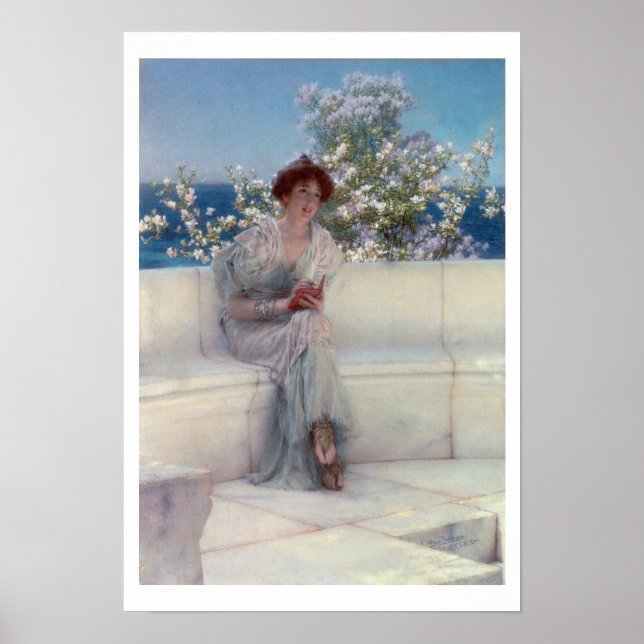 Alma-Tadema | Das Jahr findet im Frühjahr statt Poster (Vorne)