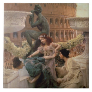 Alma-Tadema   das Kolosseum, 1896 Fliese