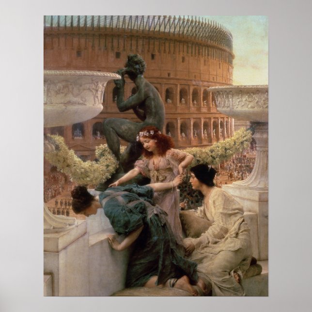 Alma-Tadema | Das Kolosseum, 1896 Poster (Vorne)