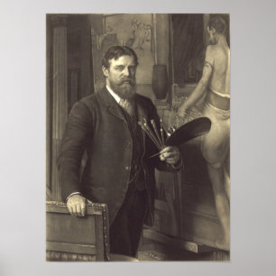 Alma-Tadema - Der Künstler in seinem Studio Poster