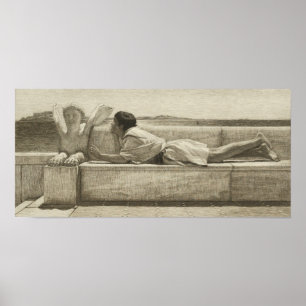 Alma-Tadema - Der schweigende Ratgeber 1878 Poster