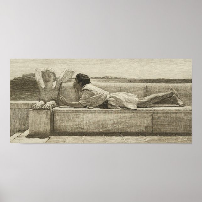 Alma-Tadema - Der Stille Ratgeber 1878 Poster (Vorne)