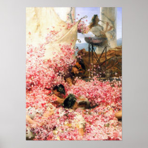 Alma-Tadema - Die Rose von Heliogabalus im Detail Poster