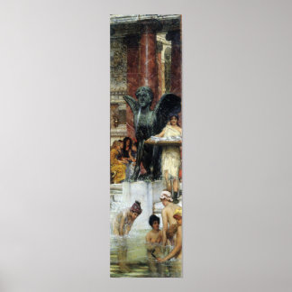 Alma-Tadema - Ein Badezimmer (eine alte Tradition) Poster