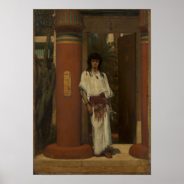 Alma-Tadema - ein Bürger von Memphis Poster (Vorne)