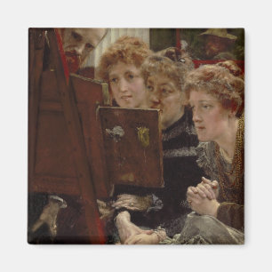 Alma-Tadema ein Familien-Gruppe, 1896 Magnet