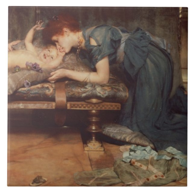 Alma-Tadema | ein irdisches Paradies, 1891 Fliese (Vorderseite)
