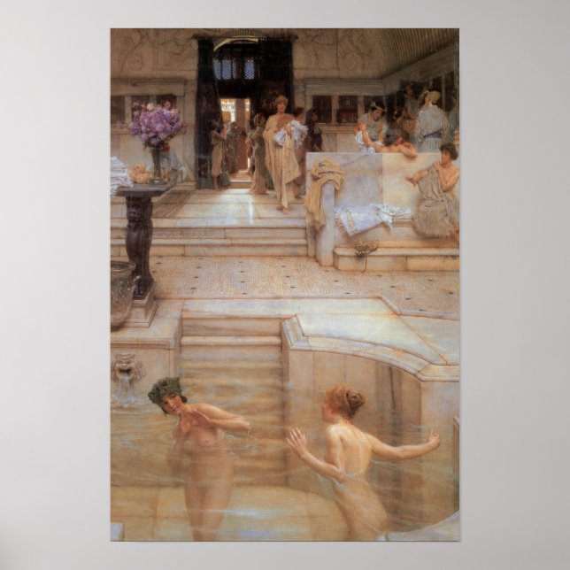 Alma-Tadema - Eine bevorzugte Anwendung Poster (Vorne)