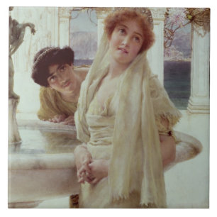 Alma-Tadema eine Meinungsverschiedenheit Fliese