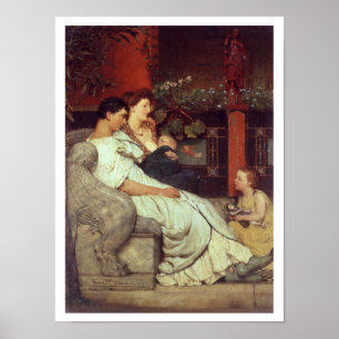 Alma-Tadema eine römische Familie, 1867 Poster