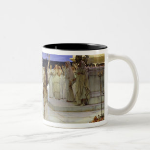 Alma-Tadema   eine Widmung zum Bacchus Zweifarbige Tasse