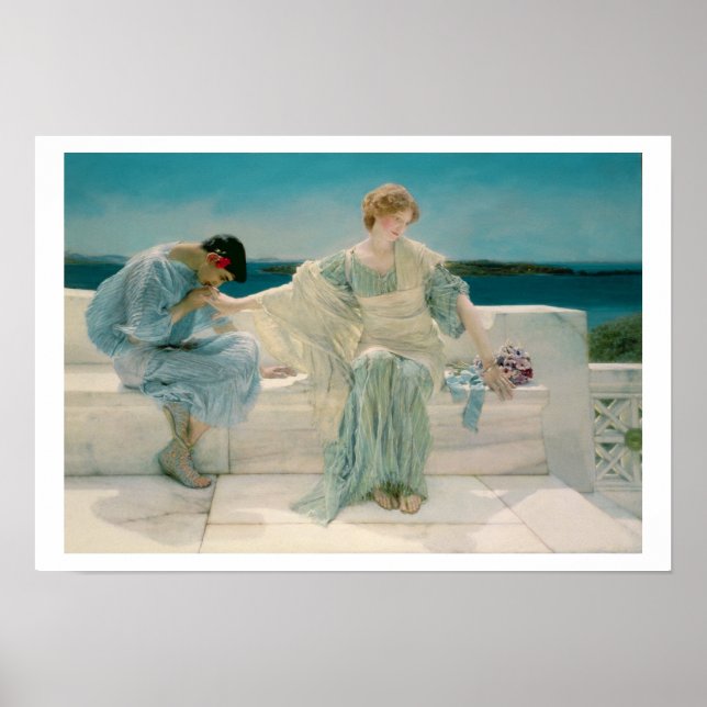 Alma-Tadema | Frag mir nicht mehr, 1906 Poster (Vorne)