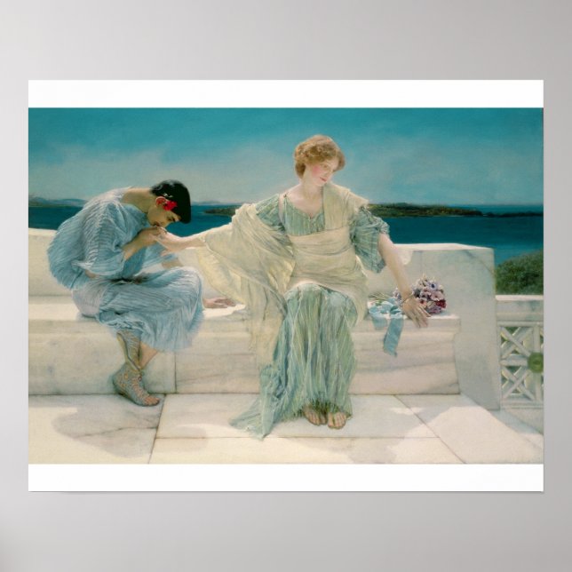 Alma-Tadema | Frag mir nicht mehr, 1906 Poster (Vorne)
