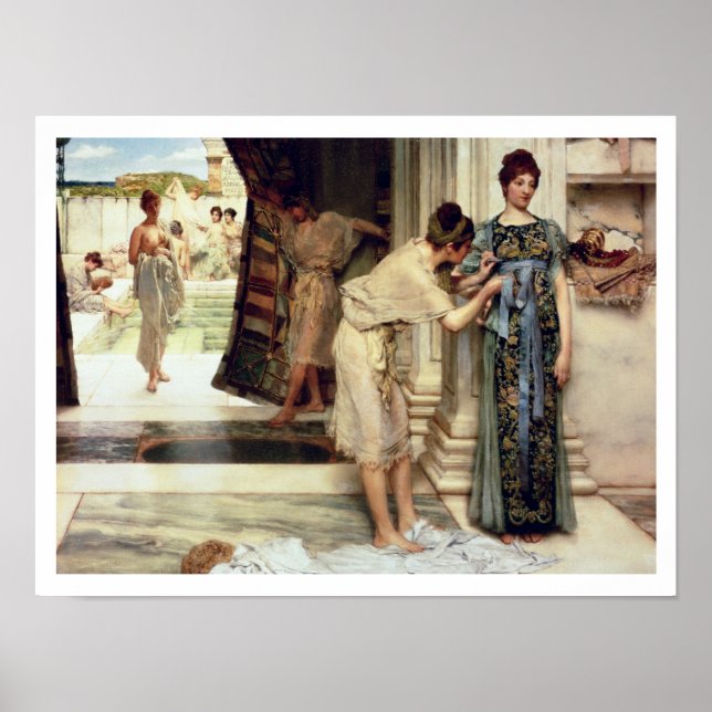 Alma-Tadema | Frigidarium, 1890 Poster (Vorne)