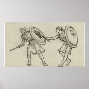 Alma-Tadema - Kampf gegen den alten und jungen Gym Poster