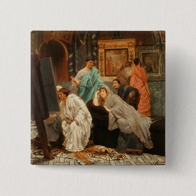 Alma-Tadema | Kollektor zu der Zeit Augustus Button (Vorderseite)