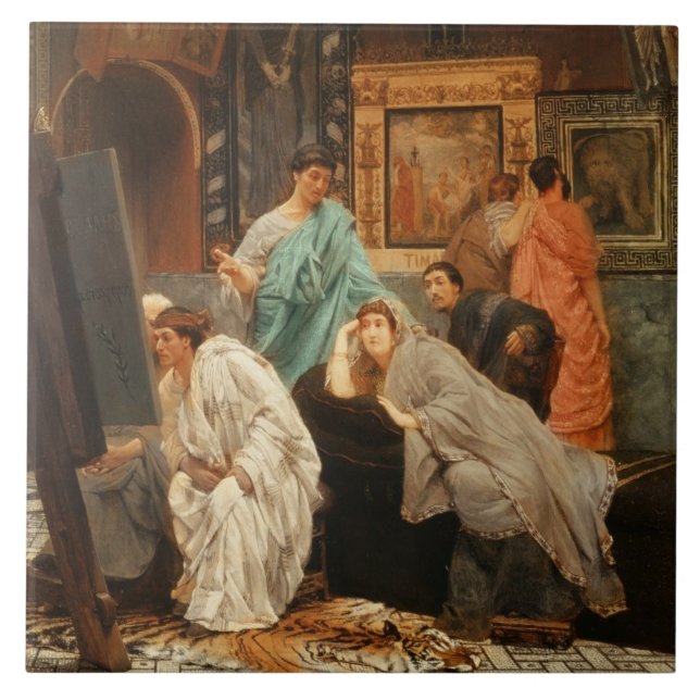 Alma-Tadema | Kollektor zu der Zeit Augustus Fliese (Vorderseite)