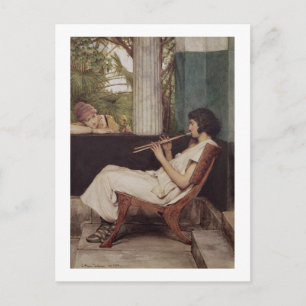Alma-Tadema   Music Hath Charms Postkarte