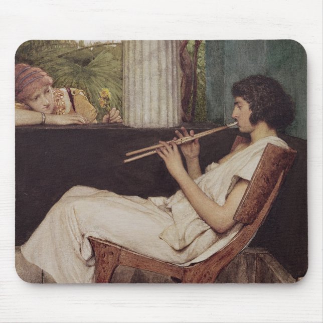 Alma-Tadema | Musik Hath Charme Mousepad (Vorne)