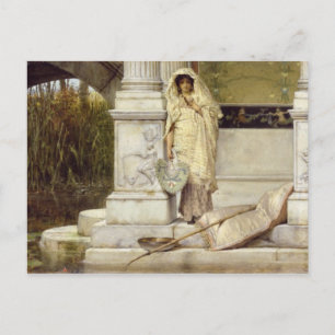 Alma-Tadema Roman Fisher Girl, 1873 Postkarte