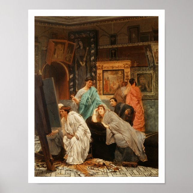 Alma-Tadema | Sammler zur Zeit des Augustus Poster (Vorne)