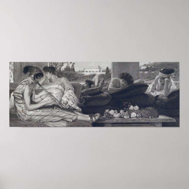 Alma-Tadema - The Siesta 1881 Poster (Vorne)