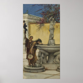 Alma-Tadema - zwischen Venus und Bacchus Poster